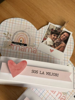 Caja Corazón + Polaroid Día de la madre en internet