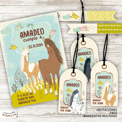 Kit Imprimible Caballos