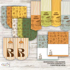 Imagen de Kit Imprimible Café - Coffee lovers