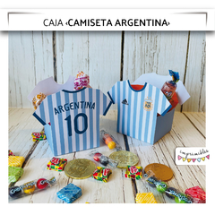 Caja Camiseta de Argentina