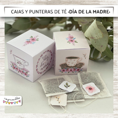 Cajas y punteras de Té para el día de la madre
