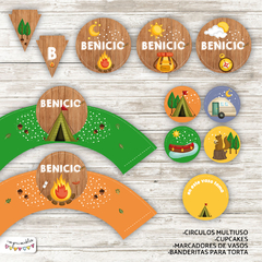Kit imprimible Campamento - comprar online