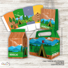 Imagen de Kit imprimible Campamento