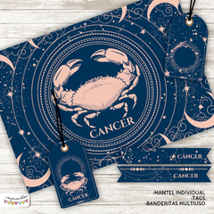Kit Imprimible Desayunos del zodíaco: CANCER