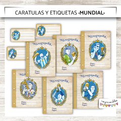 Carátulas-Separadores Selección Argentina TRICAMPEONES