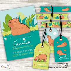 Kit Imprimible Carpinchos - Capibaras