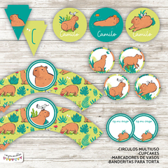 Kit Imprimible Carpinchos - Capibaras