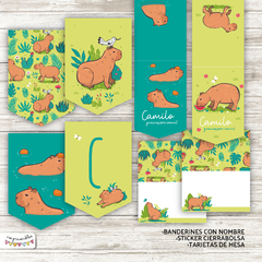 Kit Imprimible Carpinchos - Capibaras