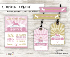 Kit imprimible Carrousel