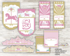 Kit imprimible Carrousel - Imprimibles