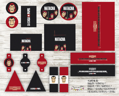 Kit imprimible La casa de papel en internet