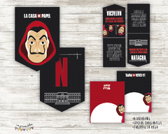 Kit imprimible La casa de papel - Imprimibles