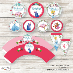 Kit Imprimible Cenicienta Shabby Chic - comprar online