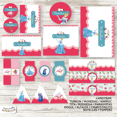 Kit Imprimible Cenicienta Shabby Chic en internet