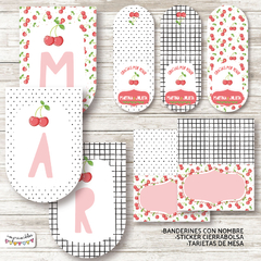 Kit imprimible Cerezas - Imprimibles
