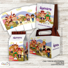 Kit Imprimible Charlie y la fábrica de chocolate - Willy Wonka