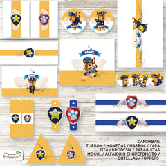 Kit imprimible Chase Paw Patrol en internet