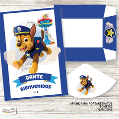 Kit imprimible Chase Paw Patrol - tienda online