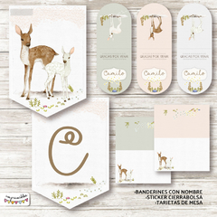 Kit imprimible Ciervo - Imprimibles