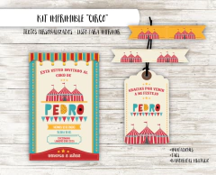 Kit imprimible Circo