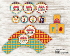 Kit imprimible Circo - comprar online