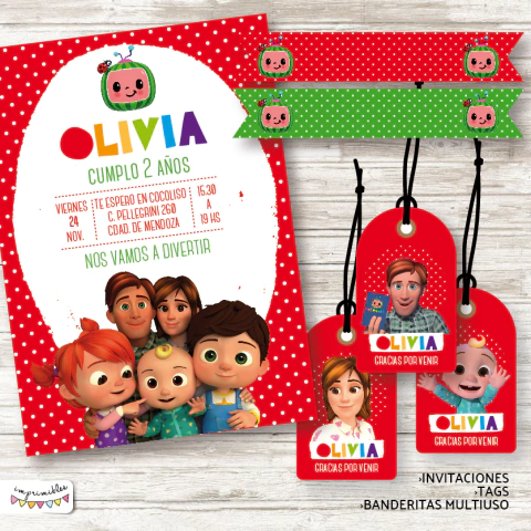 Kit imprimible Cocomelon