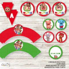 Kit imprimible Cocomelon - comprar online