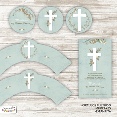 Kit Primera Comunión - Bautismo Vintage 3 - comprar online