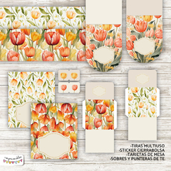 Kit Imprimible Desayuno Flores 7