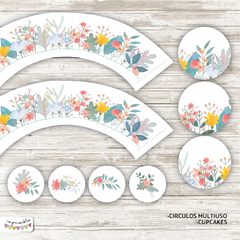 Kit Imprimible Desayuno Plantas de colores - comprar online