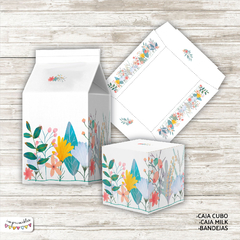Kit Imprimible Desayuno Plantas de colores - Imprimibles