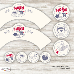Kit Imprimible Desayuno La hora del té - comprar online