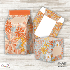 Kit Imprimible Desayuno Flores 4 - Imprimibles