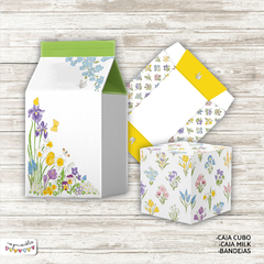 Kit Imprimible Desayuno Flores 5 - Imprimibles