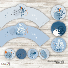 Kit Imprimible Desayuno Formas asbstractas 2 - comprar online