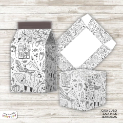 Kit Imprimible Desayuno Bosque y zorro para Colorear - Imprimibles