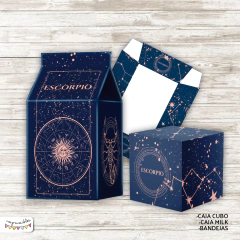 Kit Imprimible Desayunos del zodíaco: ESCORPIO - Imprimibles