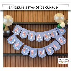 Banderines ESTAMOS DE CUMPLE