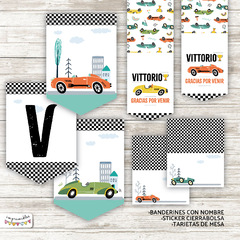 Kit Imprimible Autos F1 Vintage