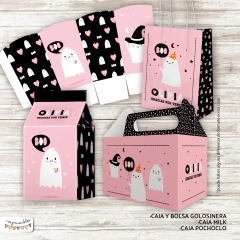 Kit Imprimible Fantasmas de Halloween
