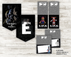 Kit imprimible Five Nights at Freddy's - Imprimibles
