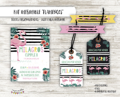 Kit imprimible Flamencos