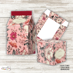 Kit Imprimible Desayuno Flores 2 - Imprimibles