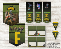 Kit imprimible Fortnite - Imprimibles