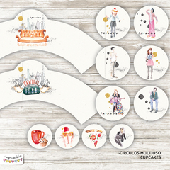 Kit Imprimible Desayuno Friends - comprar online