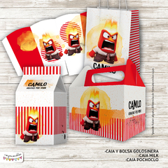 Imagen de Kit Imprimible Intensamente FURIA