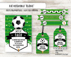Kit imprimible Futbol