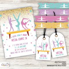 Kit Imprimible Gimnasia Artística