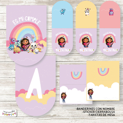 Kit imprimible La Casa De Muñecas De Gabby - Imprimibles