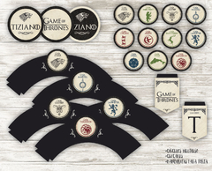 Kit imprimible Game of Thrones - comprar online